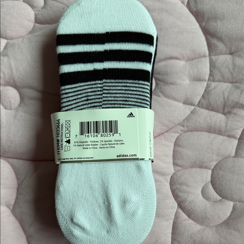 adidas Women's Superlite No-Show Socks - Black - Picture 2 of 5